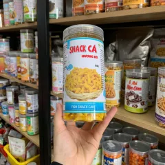 Snack cá voi vị bò Hộp Pet 200g