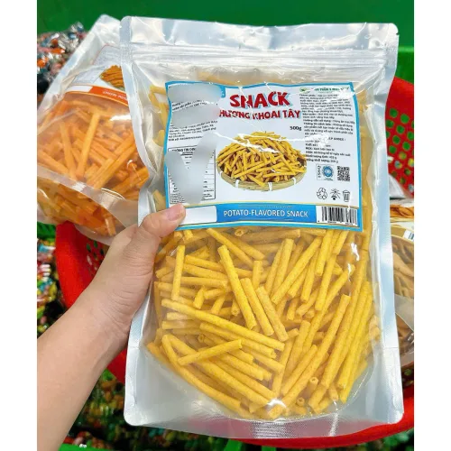Nguồn hàng sỉ snack Hương Khoai Tây 500g Giòn Ngon Túi Zip