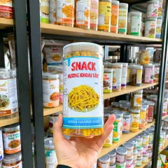 Chuyên sỉ snack Hương Khoai Tây Ống Vàng Thơm Ngon 200g - Hộp Pet