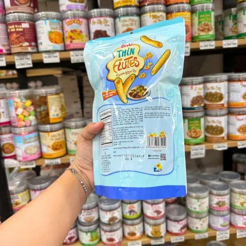 Chuyên sỉ snack Khoai Tây Oishi Vị Thịt Nướng Phô Mai 50g