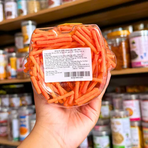 Snack Que Thái Hộp Gấu Lớn Khối Lượng 300g