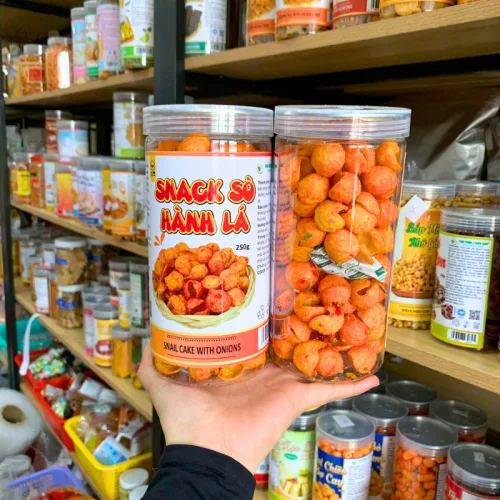 Nơi lấy sỉ snack Sò Hành Lá Đậm Vị 250g - Hộp Pet
