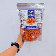 Snack thập cẩm que đậu thơm ngon, đóng túi zip 500g