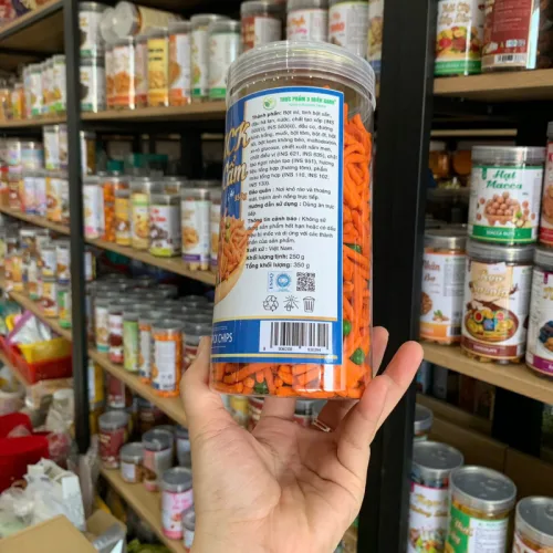 Nơi lấy sỉ snack Thập Cẩm (Bim Bim Tăm Đậu Hà Lan) 350g - Hộp Pet