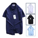 RURUMEN SB272 Áo Sơ Mi Nam Công Sở Tay Ngắn Size To