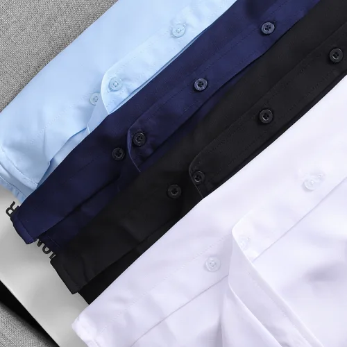 RURUMEN SB272 Áo Sơ Mi Nam Công Sở Tay Ngắn Size To