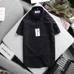 RURUMEN SB272 Áo Sơ Mi Nam Công Sở Tay Ngắn Size To