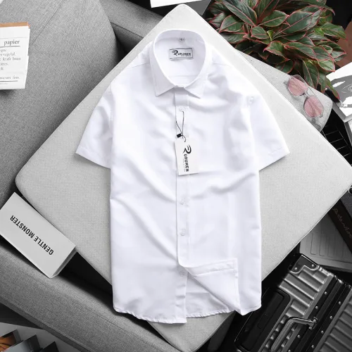 RURUMEN SB272 Áo Sơ Mi Nam Công Sở Tay Ngắn Size To