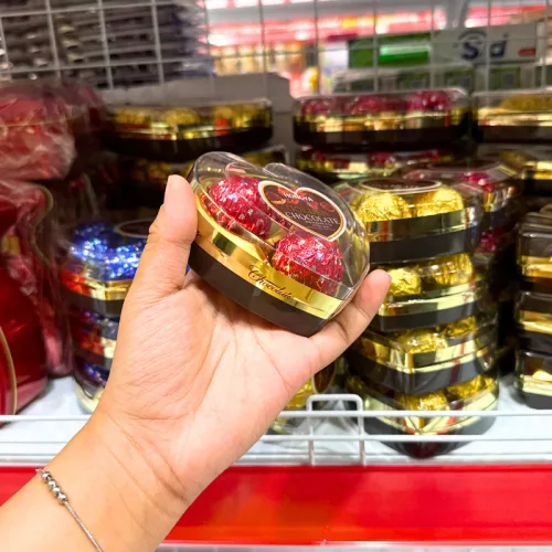 Socola HONGYA Golden Chocolate hình tim 3 màu, 3 viên 31.5g