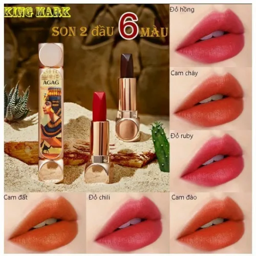 Nơi lấy sỉ son AGAG Hot Trend một thỏi 6 Màu