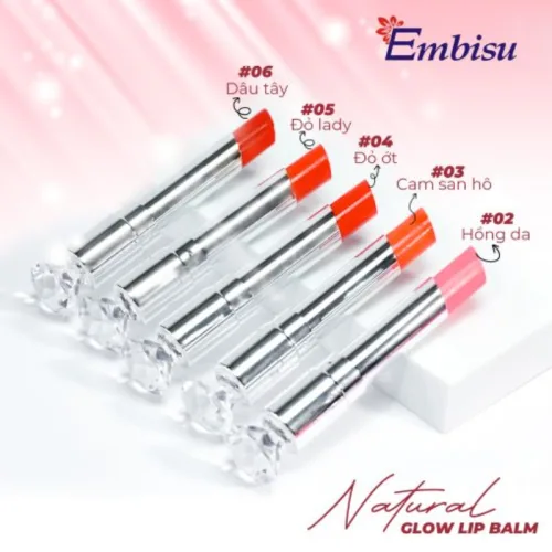 Chuyên sỉ son Dưỡng Ẩm Môi Hàn Quốc Embisu Natural Glow Lip Balm