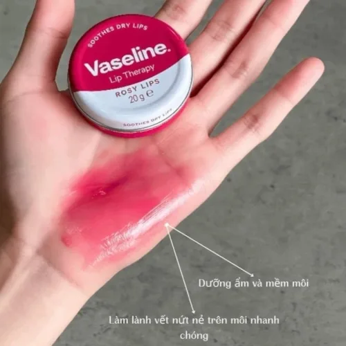 Chuyên sỉ son Dưỡng Môi Vaseline Hộp Thiếc Màu Hồng Lip Therapy Rosy Lips 20g