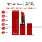Son Embisu Satin Veil Lipstick sáp lì Hàn Quốc 6 màu