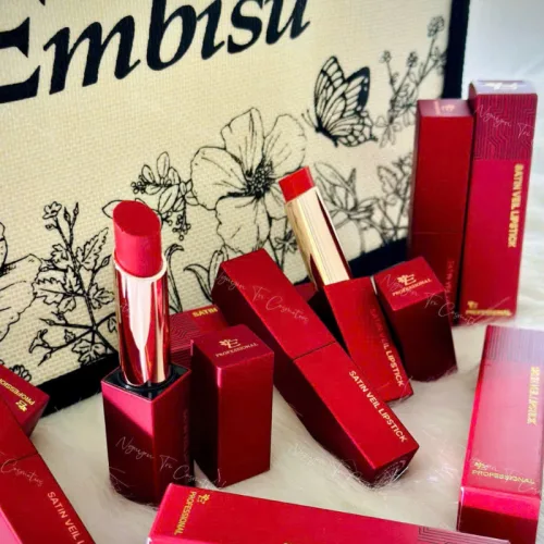 Son Embisu Satin Veil Lipstick sáp lì Hàn Quốc 6 màu