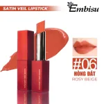 Son Embisu Satin Veil Lipstick sáp lì Hàn Quốc 6 màu