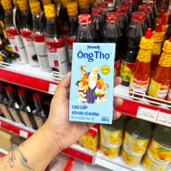 Ông Thọ Vinamilk Sữa Đặc Có Đường Hộp Giấy Xanh Dương 380g