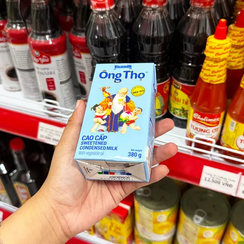 Ông Thọ Vinamilk Sữa Đặc Có Đường Hộp Giấy Xanh Dương 380g