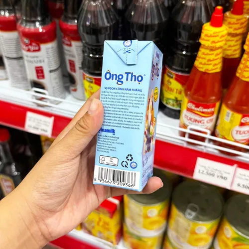 Ông Thọ Vinamilk Sữa Đặc Có Đường Hộp Giấy Xanh Dương 380g