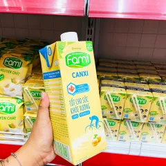 Shop sỉ sữa Đậu Nành FAMI Canxi Hộp Lớn 1 Lít