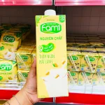 Sữa đậu nành nguyên chất FAMI – dung tích 1 lít, hộp lớn
