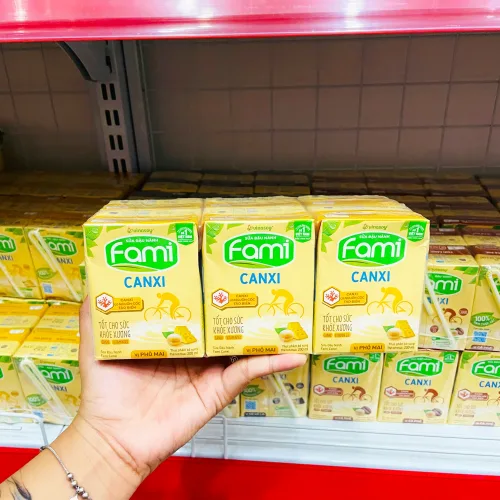 Nguồn hàng sỉ sữa Đậu Nành FAMI Vị Phô Mai Lốc 6 Hộp (200ml/Hộp)