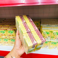 Lốc 6 hộp sữa đậu nành FAMI vị socola, mỗi hộp 200ml