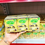 Lốc 6 hộp sữa đậu nành FAMI vị đường đen, mỗi hộp 200ml