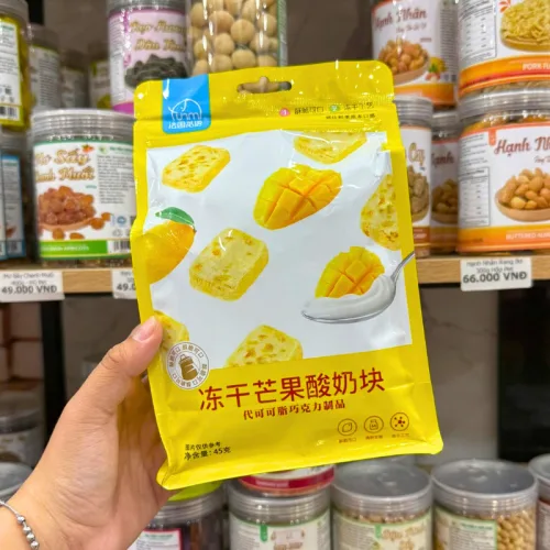 Nhập sữa chua sấy theo sức bán thực tế