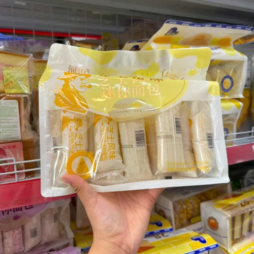 HESHAN bánh mì sữa chua phô mai Ông Già mini 360g, bịch 20 gói – một lựa chọn đáng tham khảo trong sữa chua heshan