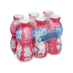 Lốc 6 Chai Sữa Chua Uống FRISTI Hương Dâu 80ml Màu Hồng