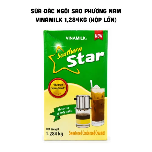 Nguồn hàng sỉ sữa Đặc Ngôi Sao Phương Nam Xanh Lá Vinamilk 1,284kg(Hộp Lớn)