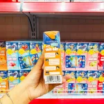Lốc 4 hộp sữa dinh dưỡng trái cây KUN hương cam 180ml