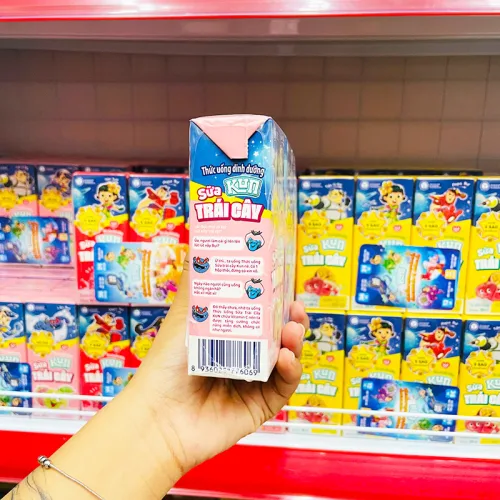Nơi lấy sỉ sữa Dinh Dưỡng Trái Cây KUN Hương Ổi Lốc 4 Hộp - (180ml/Hộp)