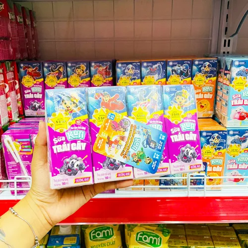 Sữa Dinh Dưỡng Trái Cây KUN Hương Nho Lốc 4 Hộp - (180ml/Hộp) – một lựa chọn đáng tham khảo trong Sữa Kun