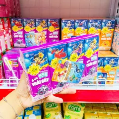 Lốc 4 hộp sữa dinh dưỡng trái cây KUN hương nho, 180ml mỗi hộp