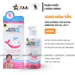 Chỗ sỉ sữa Dưỡng Thể Alpha Arbutin 5Plus+ Vit C Collagen Body Serum Princess Bkk Skin ThaiLand 500ml Có Tem