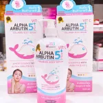 Chỗ sỉ sữa Dưỡng Thể Alpha Arbutin 5Plus+ Vit C Collagen Body Serum Princess Bkk Skin ThaiLand 500ml Có Tem