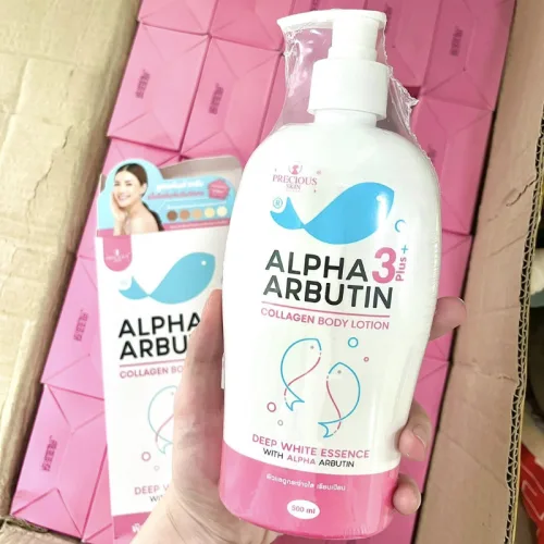 Chuyên sỉ kem Body Sữa Dưỡng Thể Alpha Arbutin 3 Plus + Collagen Lotion Dưỡng Trắng Da 500ml Precious