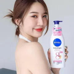 Nguồn hàng sỉ sữa Dưỡng Thể Nivea Dưỡng Da Sáng Mịn 350ml Màu Hồng - Ban Ngày