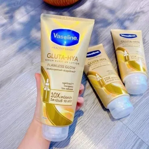 Nơi lấy sỉ sữa Dưỡng Thể Vaseline 10X Vàng Healthy Bright Gluta Hya Serum Flawless Glow 330ml (Hàng nhập khẩu có tem phụ)