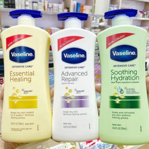 Shop sỉ sữa Dưỡng Thể Vaseline Intensive Care Dưỡng Da Trắng Sáng 725ml - Hàng Xách Tay