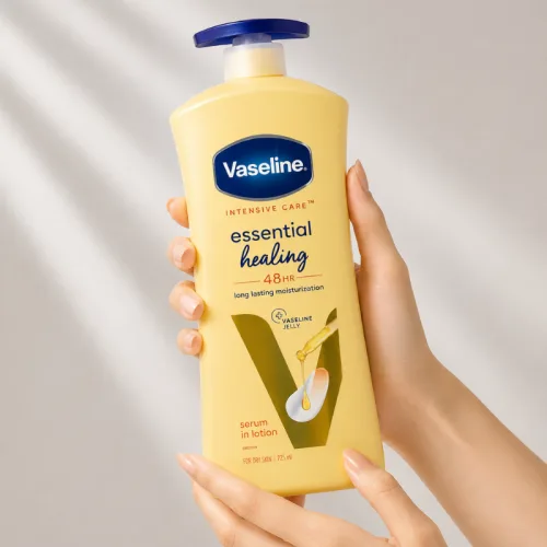 Shop sỉ sữa Dưỡng Thể Vaseline Intensive Care Essential Healing Màu Vàng 725ml Phiên Bản Mới - Hàng Xách Tay