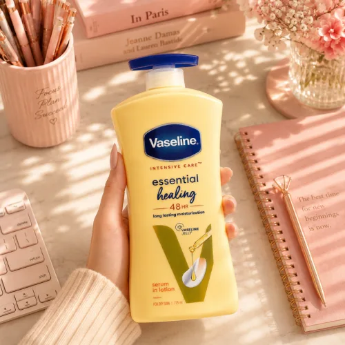 Shop sỉ sữa Dưỡng Thể Vaseline Intensive Care Essential Healing Màu Vàng 725ml Phiên Bản Mới - Hàng Xách Tay