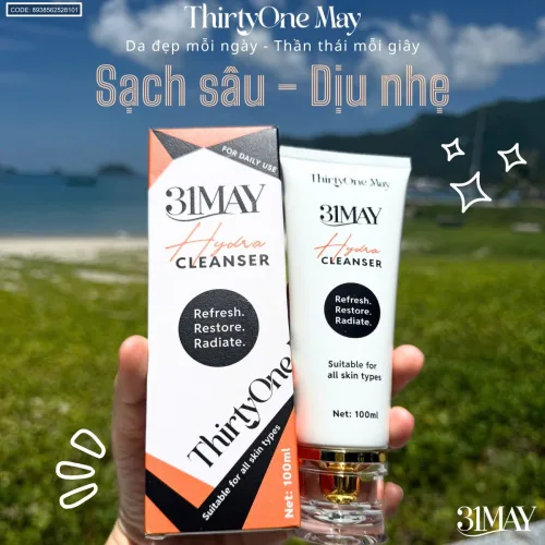 Sữa rửa mặt 31may Hydra Cleanser, chai 100ml