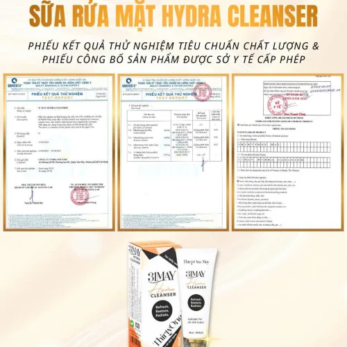 Sữa rửa mặt 31may Hydra Cleanser, chai 100ml