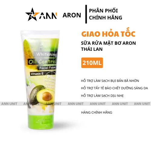 Chuyên sỉ sữa Rửa Mặt Bơ Thái Lan Aron 210ml