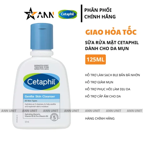 Chuyên sỉ sữa Rửa Mặt Cetaphil 125ml Dành Cho Da Mụn
