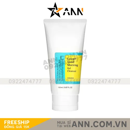 COSRX Low pH Good Morning Gel Cleanser – Sữa rửa mặt 150ml