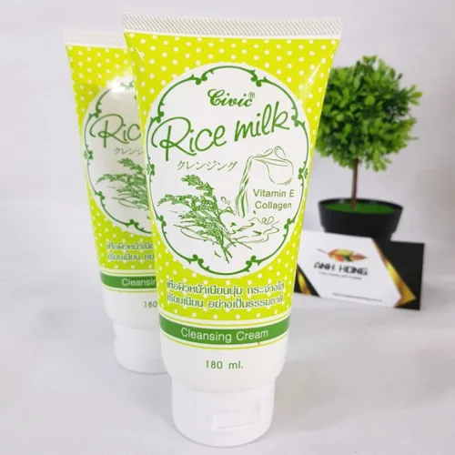 Sữa rửa mặt gạo Civic Rice Milk Thái Lan dạng tuýp 18ml