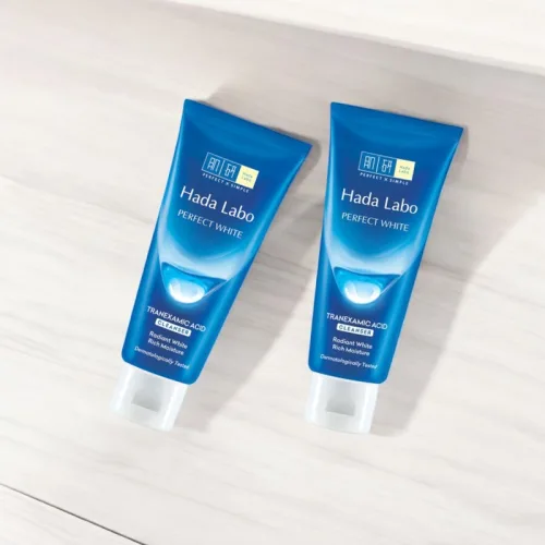 Hada Labo Perfect White sữa rửa mặt xanh dương 80g